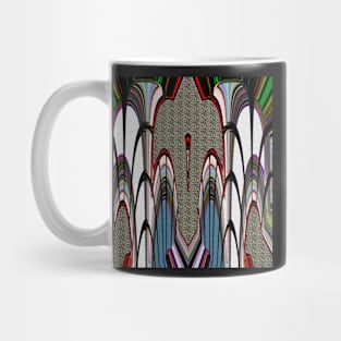 Glory Bird Digital Abstract Mug